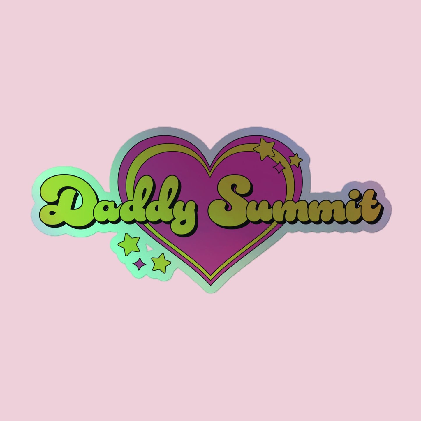 Daddy Summit Holographic Sticker