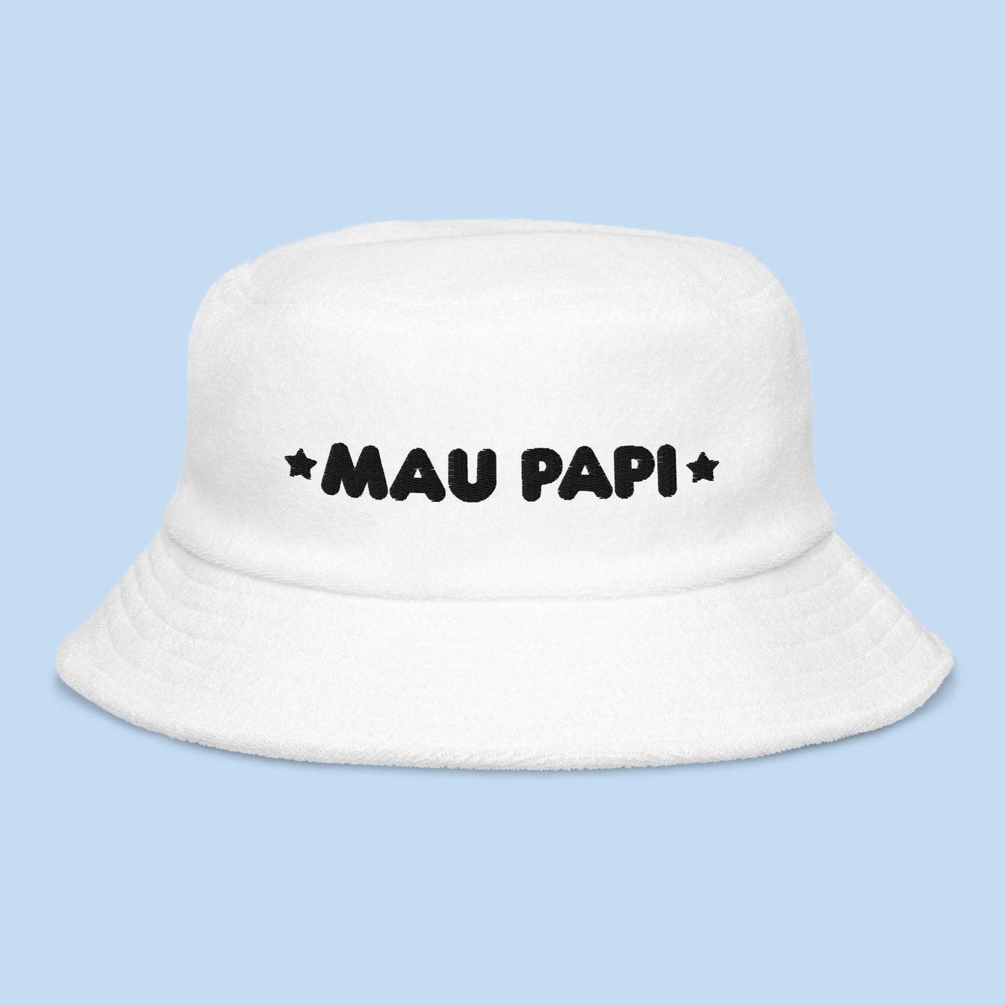 Mau Papi Unstructured Terry Cloth Bucket Hat