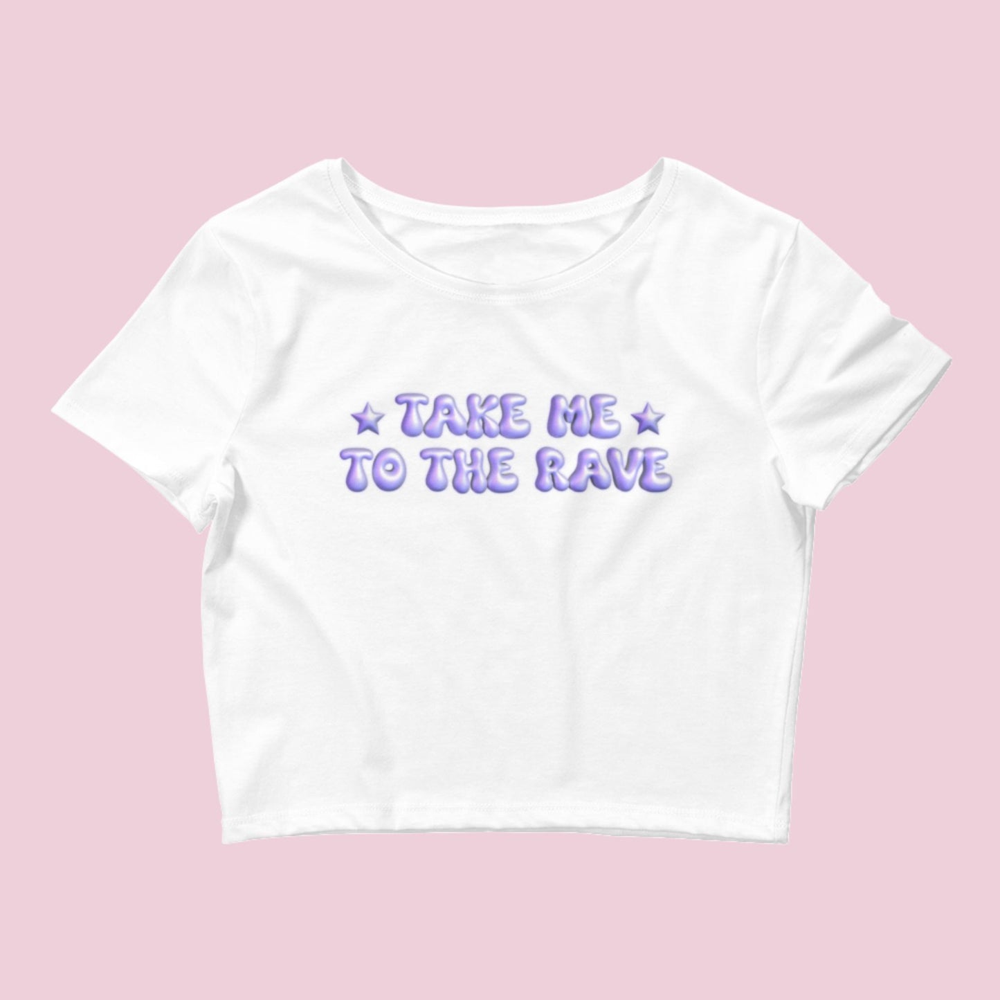 Take Me to the Rave Women’s Crop Tee