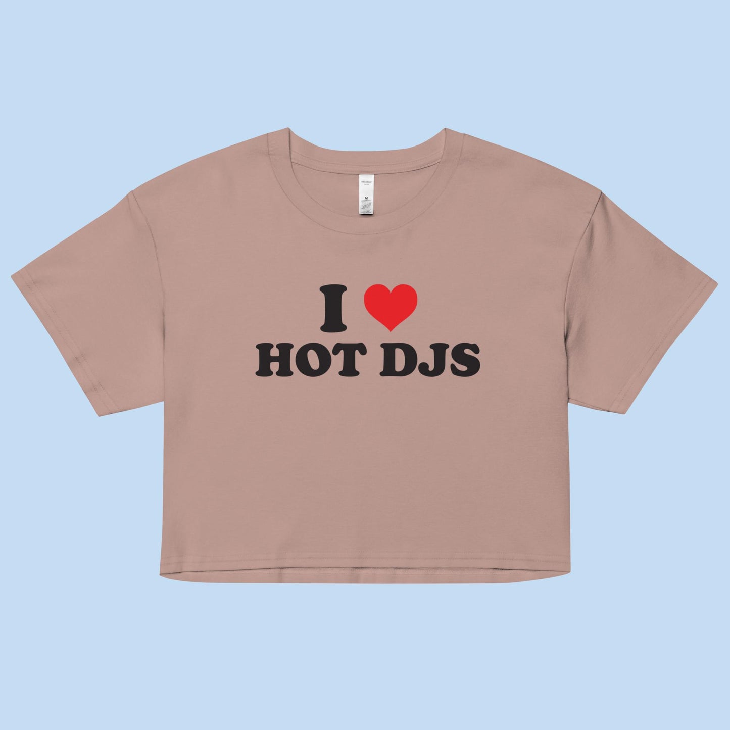 I Love Hot DJs Women’s Boxy Crop Top