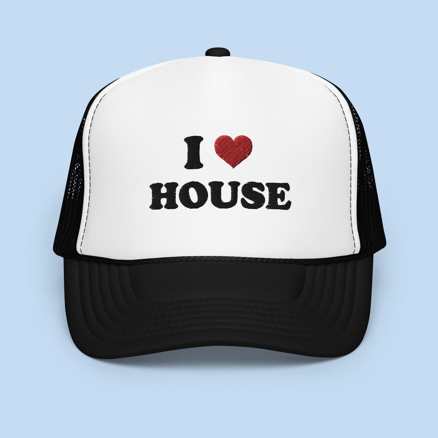 I Love House Foam Trucker Hat