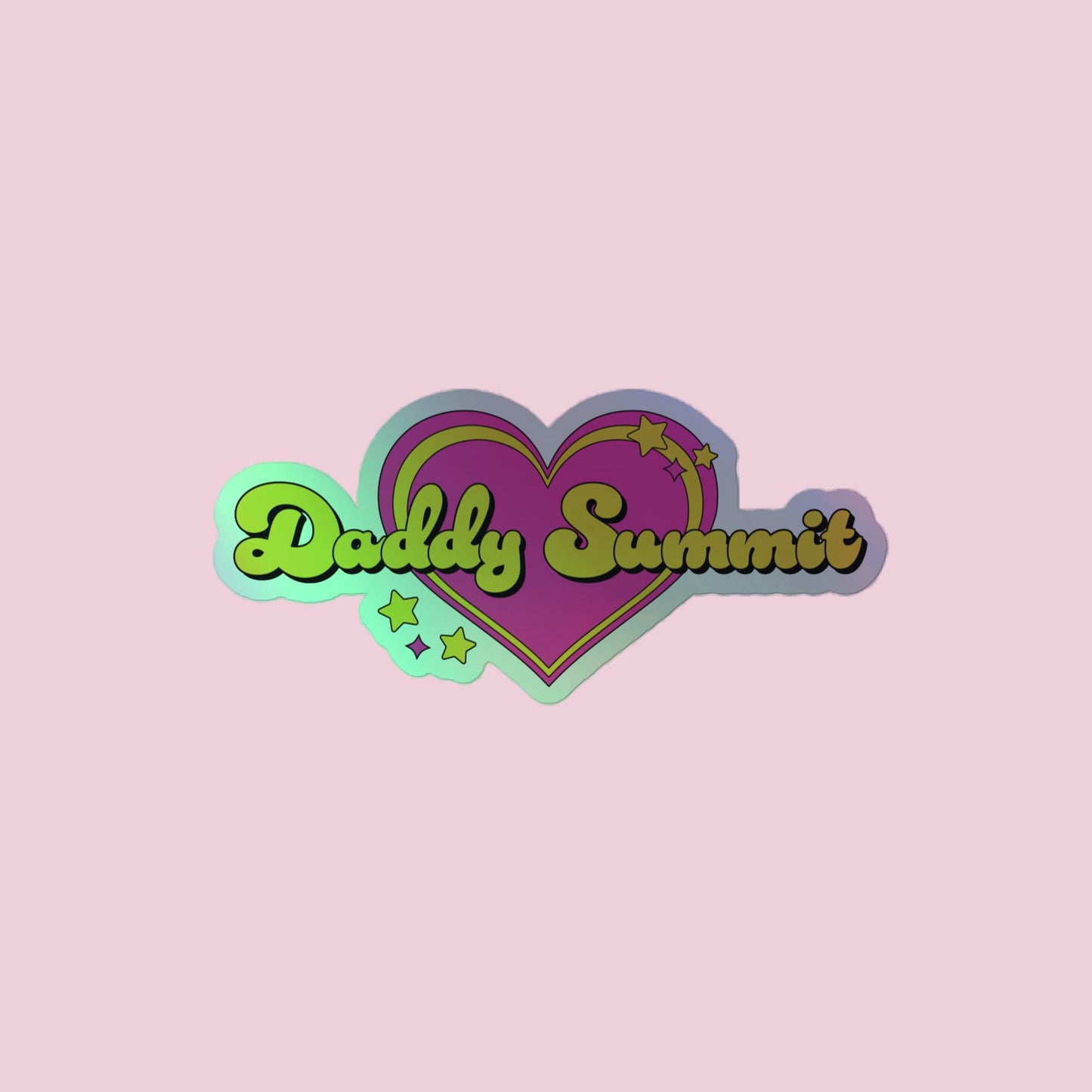 Daddy Summit Holographic Sticker