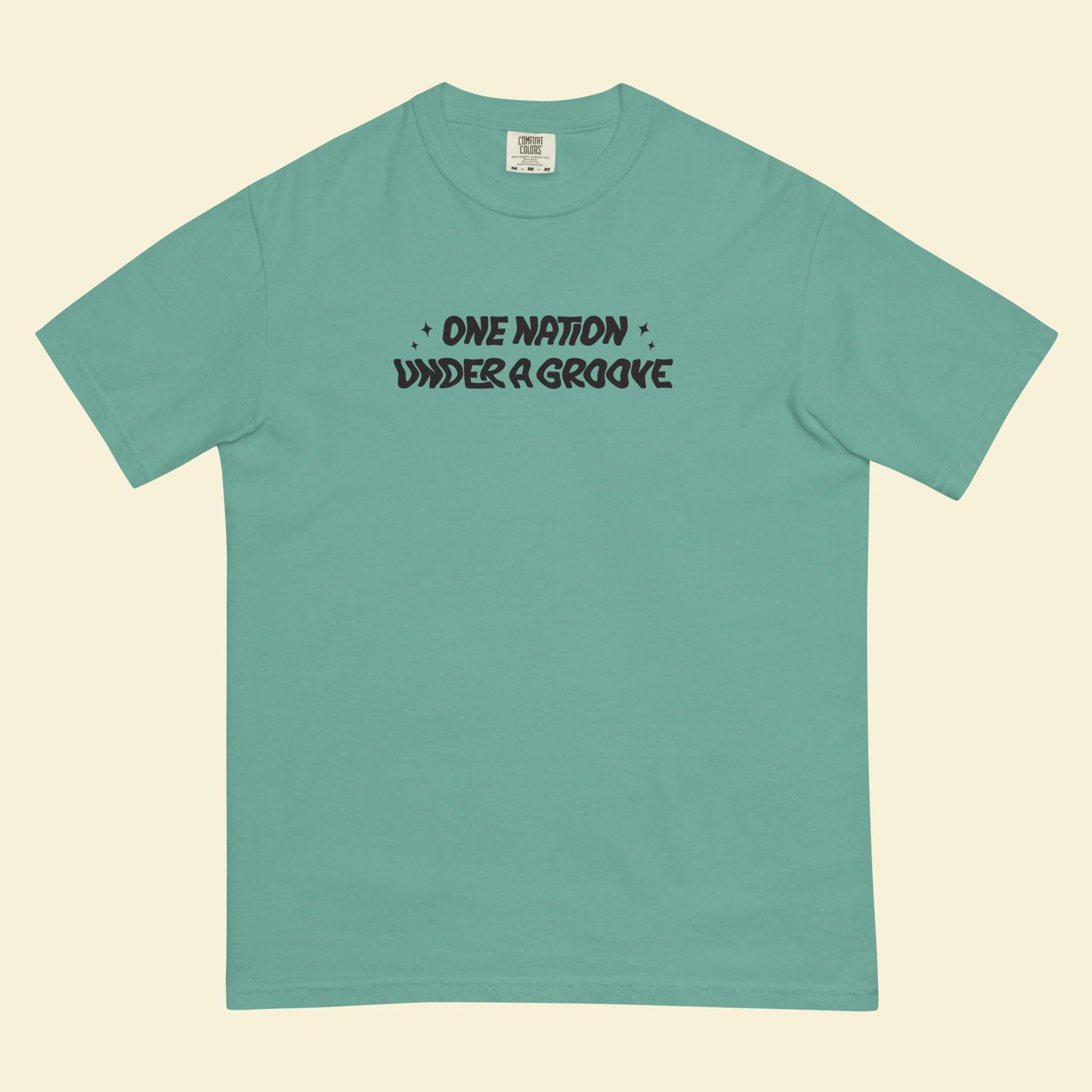 One Nation Under a Groove Garment-Dyed Heavyweight T-Shirt