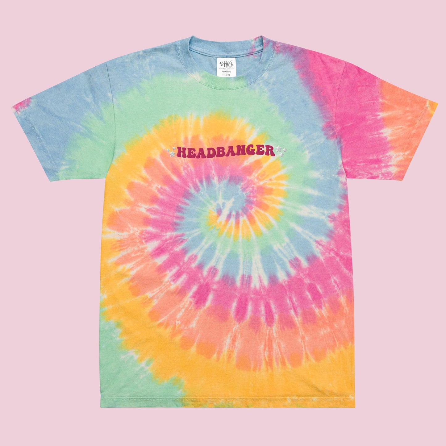 Headbanger Oversized Tie-Dye T-Shirt