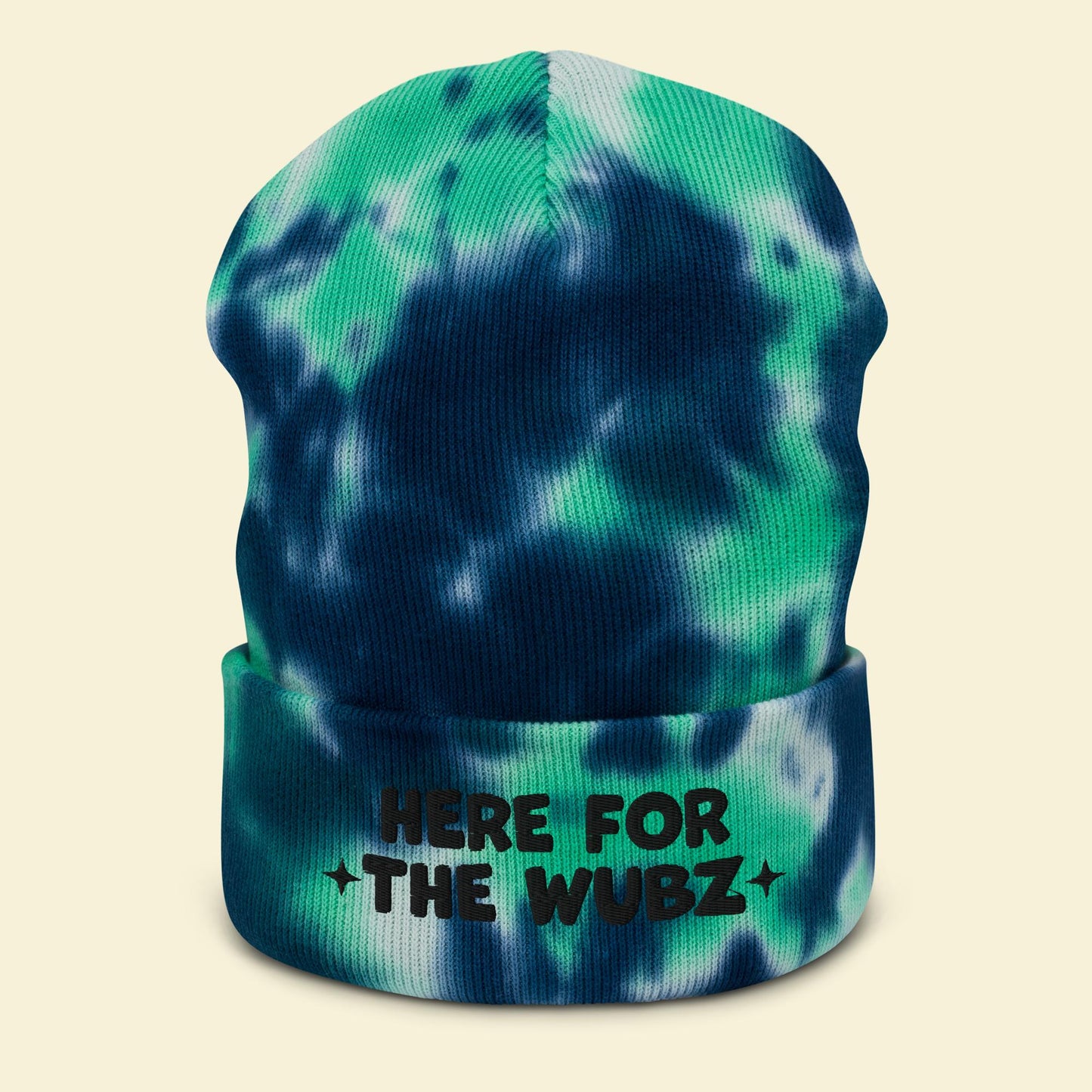 Here For the Wubz Tie-Dye Beanie