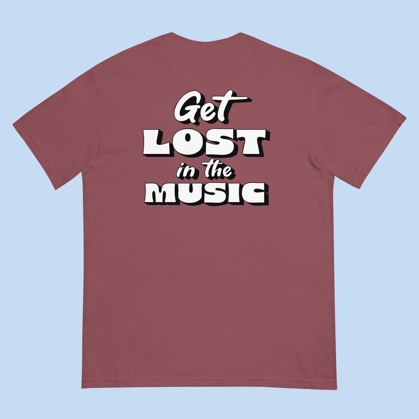 Get Lost in the Music Unisex Garment-Dyed Heavyweight T-Shirt