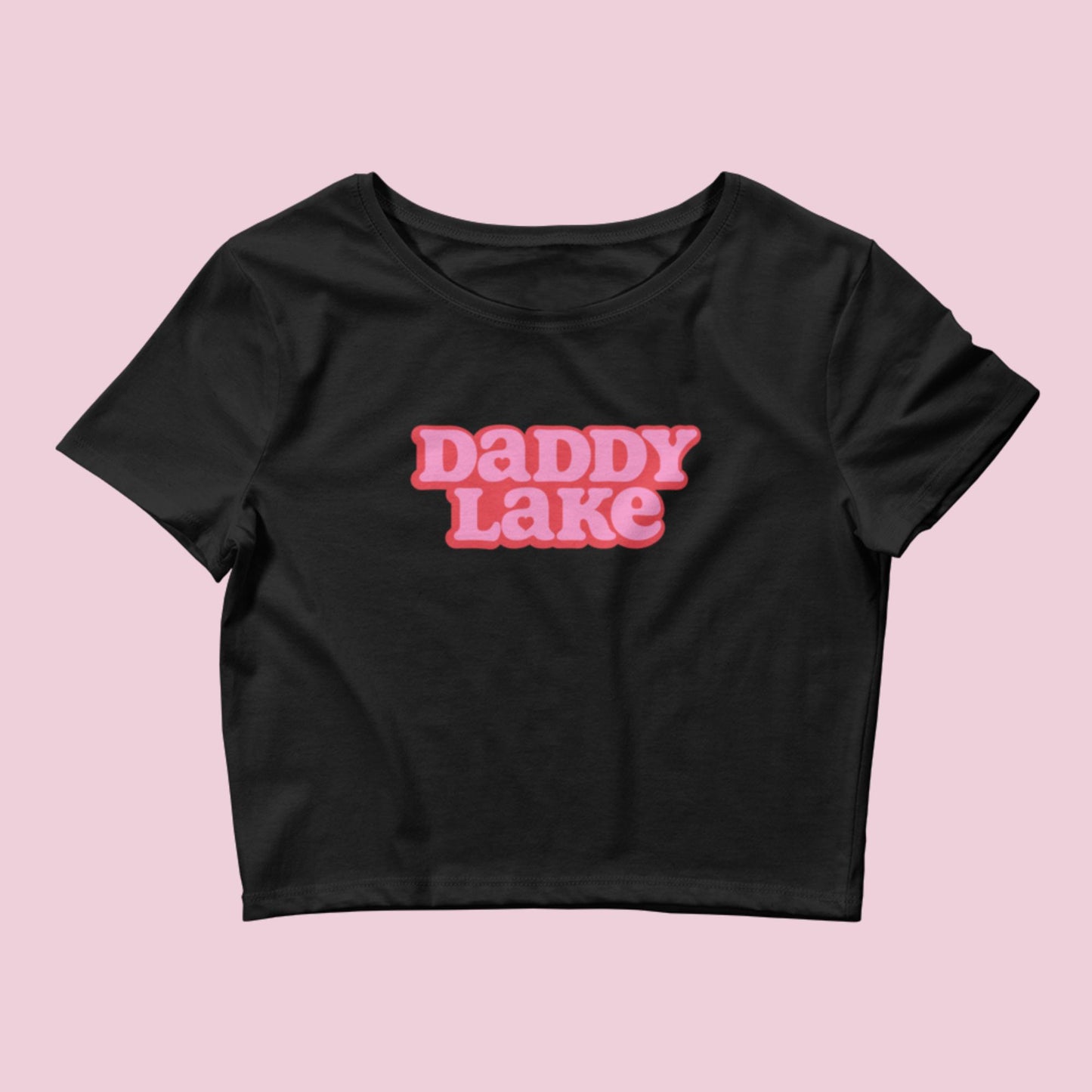 Daddy Lake Women’s Crop Baby Tee