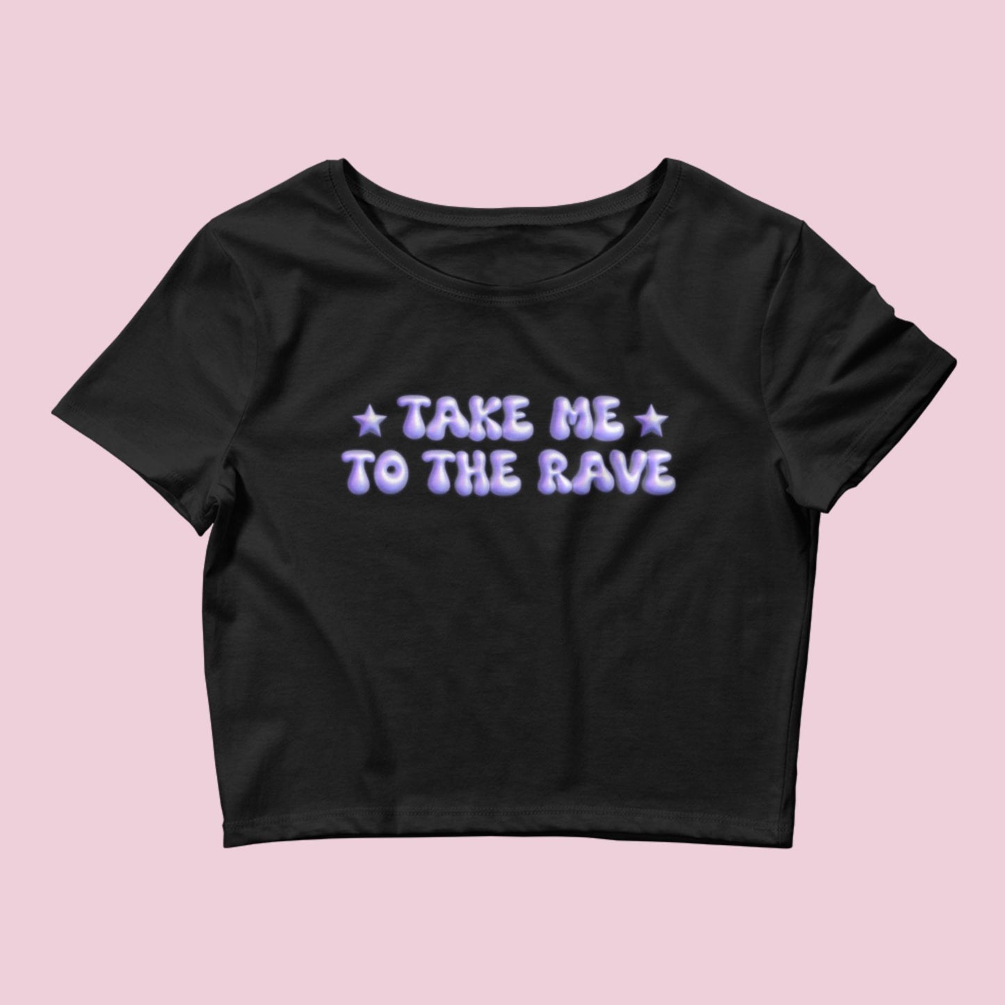Take Me to the Rave Women’s Crop Tee
