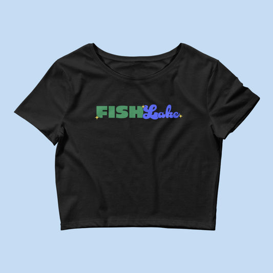 Fish Lake Women’s Crop Baby Tee