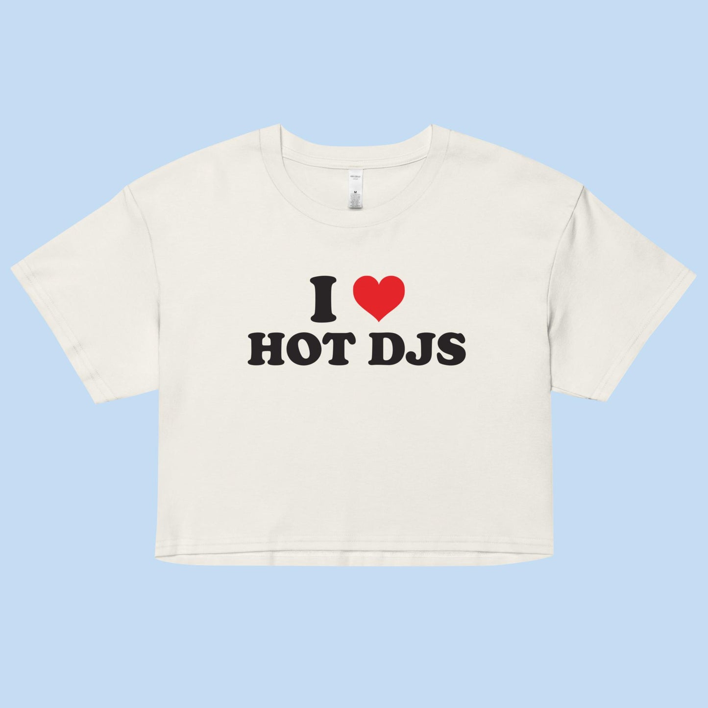 I Love Hot DJs Women’s Boxy Crop Top